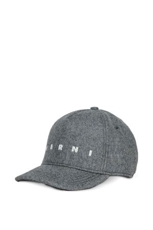 cappello in poliestere grigio MARNI KIDS | M01591M00TR0M923